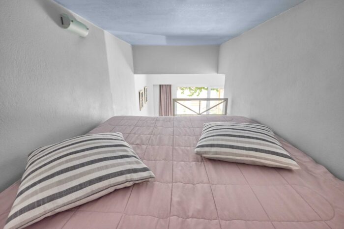 Open-plan living room and kitchen in family apartment in Ierapetra